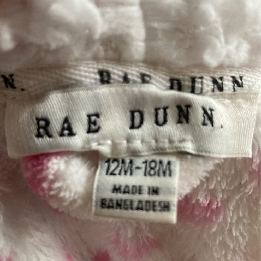 Rae Dunn Pink Heart Robe - Picture 3 of 5